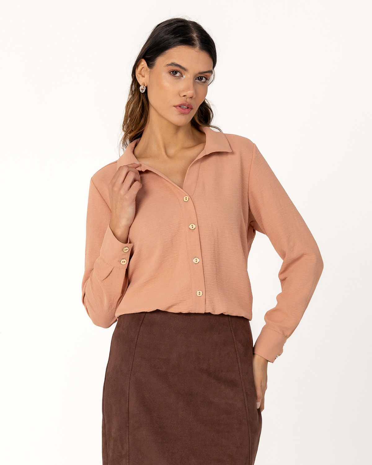 Air Flow Shirt with Elastic Waist