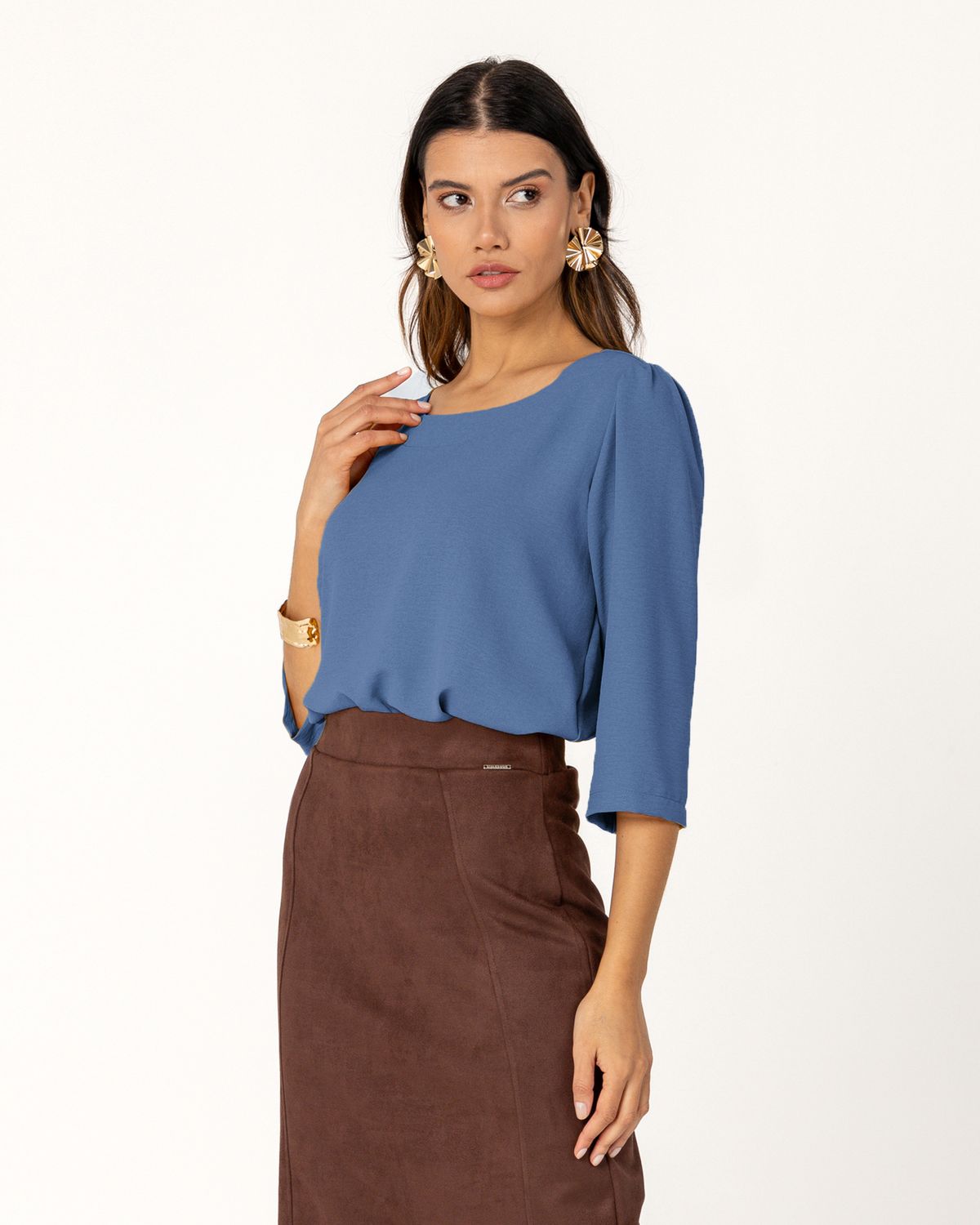 Air Flow 3/4 Sleeve Blouse