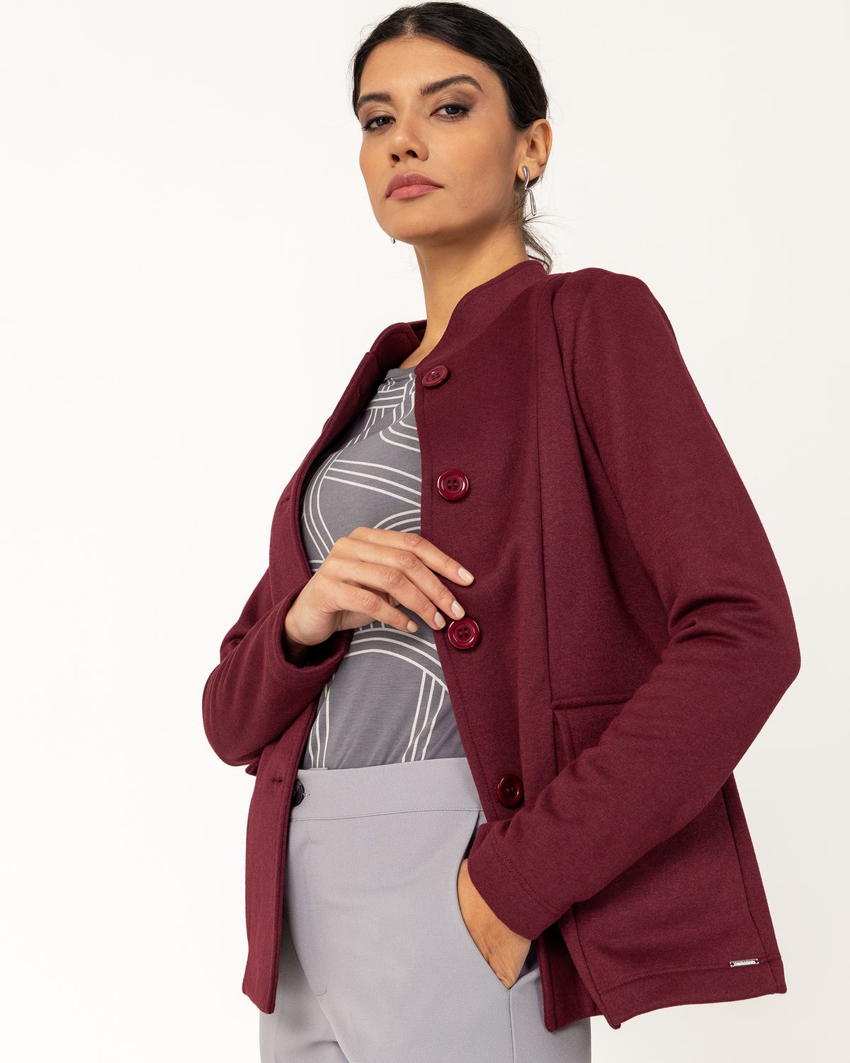 Women&#39;s Compact Flannel Coat