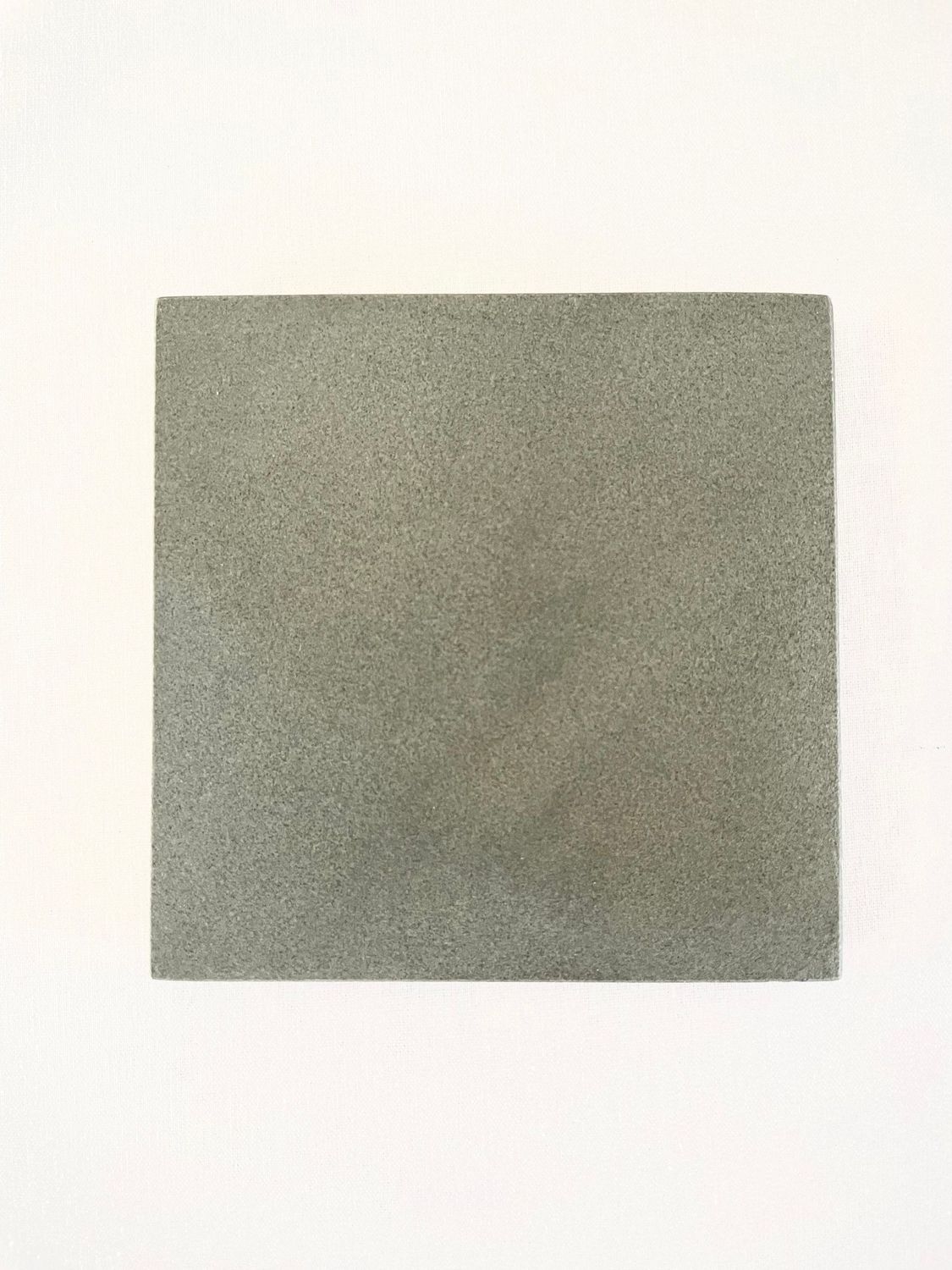 Single Square Yorkstone Coaster in Silver
