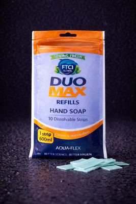 Hand soap refill strips