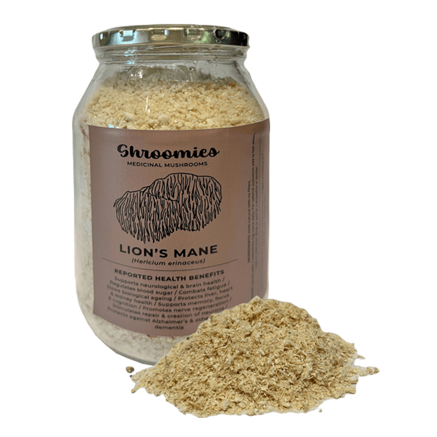 Lion’s Mane Mushroom Powder 80g Jar