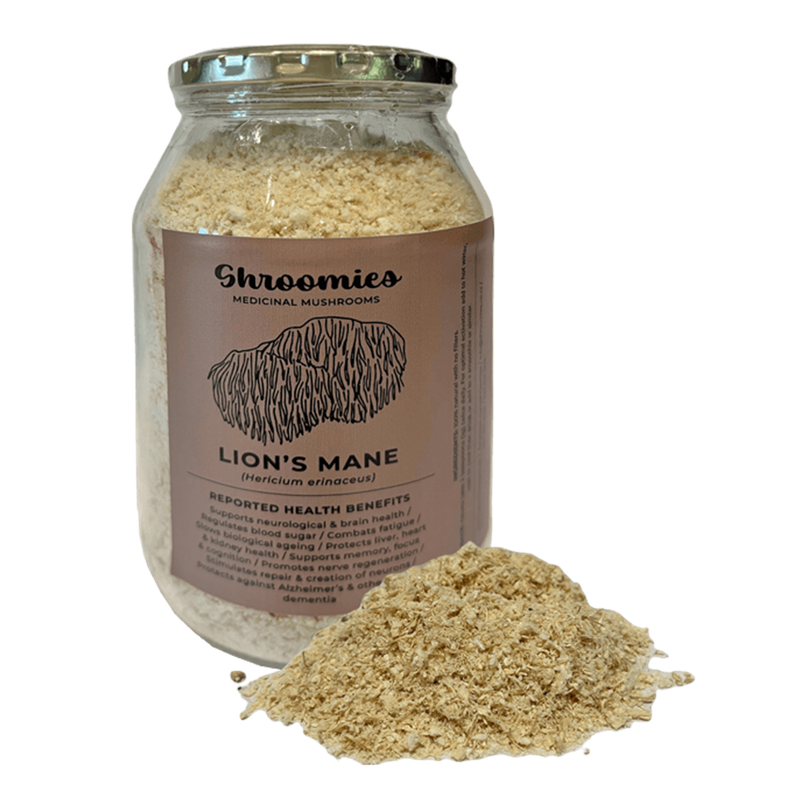 Lion’s Mane Mushroom Powder 80g Jar