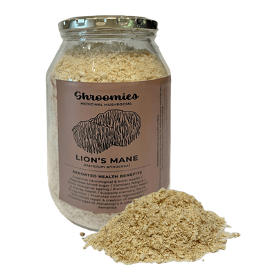 Lion’s Mane Mushroom Powder 80g Jar