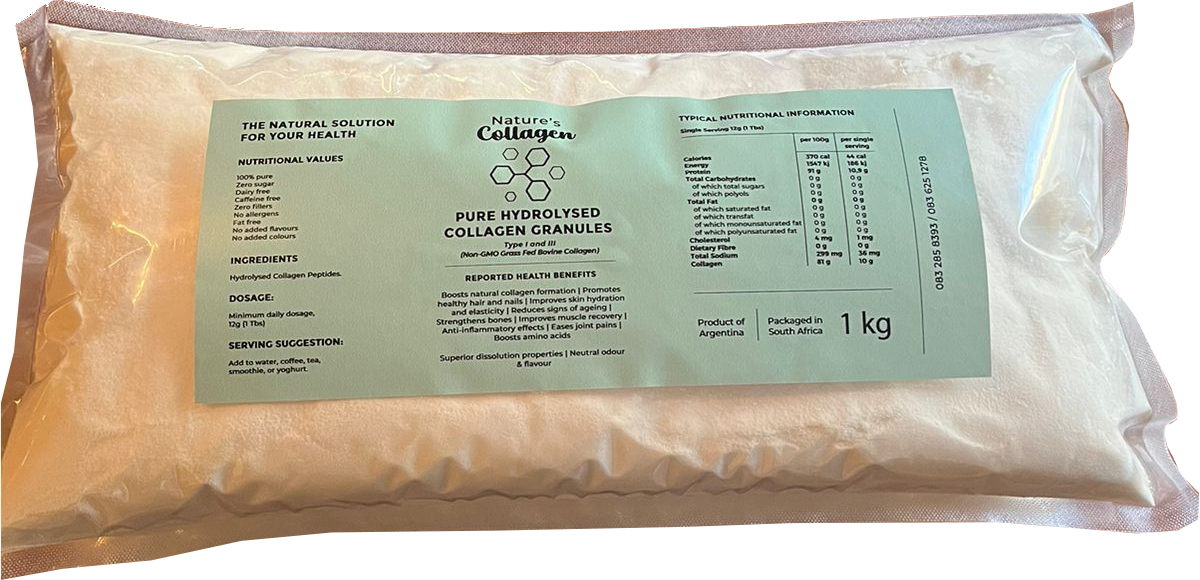 Pure Hydrolysed Collagen Granules 1kg
