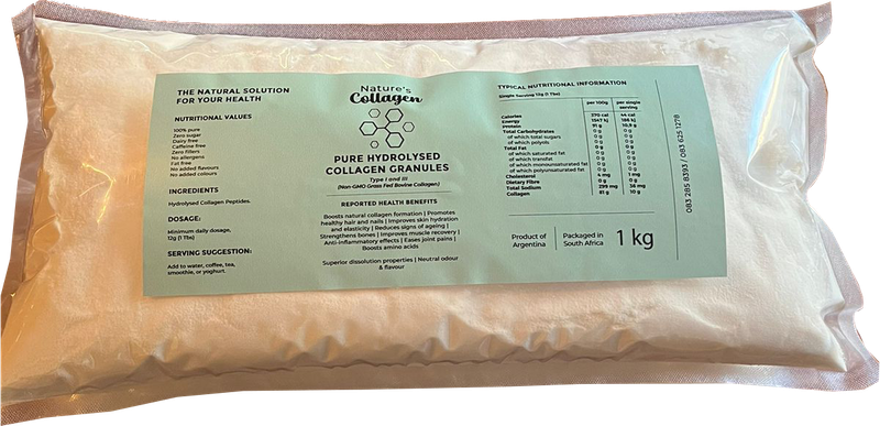 Pure Hydrolysed Collagen Granules 1kg