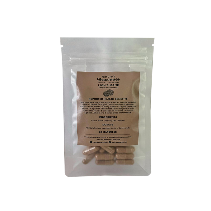 Lion’s Mane Mushroom Dual-Extract Capsules (60)