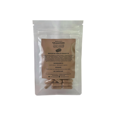 Lion’s Mane Mushroom Dual-Extract Capsules (60)