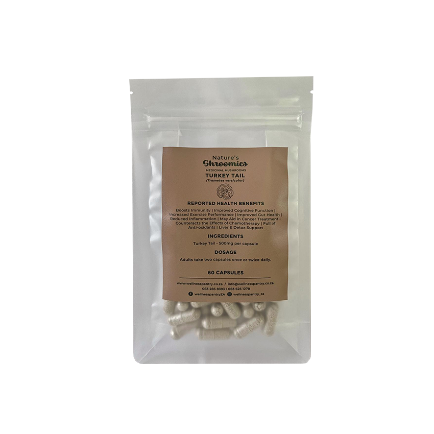 Turkey Tail Mushroom Dual-Extract Capsules (60)