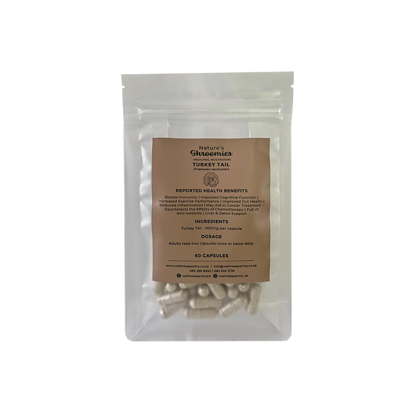 Turkey Tail Mushroom Dual-Extract Capsules (60)