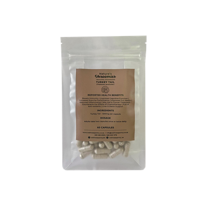 Turkey Tail Mushroom Dual-Extract Capsules (60)