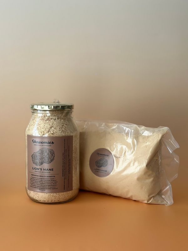 Lion’s Mane Mushroom Powder 80g Jar