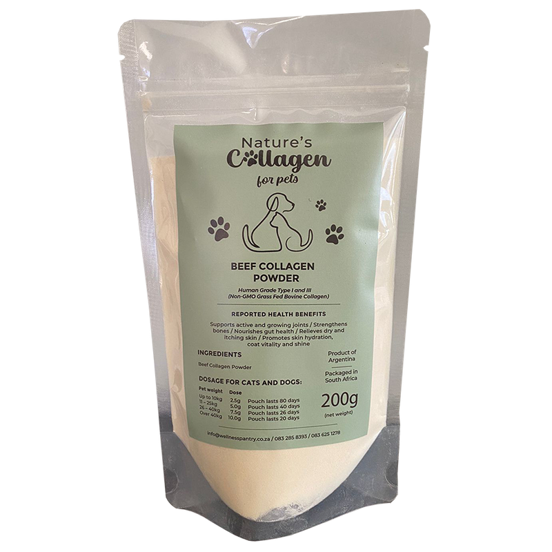 Pure Hydrolysed Collagen Powder for Pets 200g Pouch