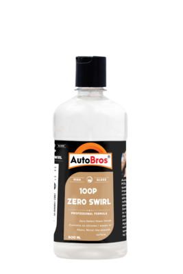 100P Zero Swirl Rubbing Compound | Removes Swirl Marks | Defect Free Finish | Does Not Contain Any Waxes, Silicones or Fillers |