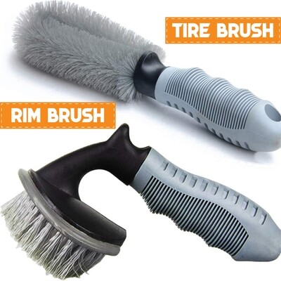 Tyre Cleaning Brush Set