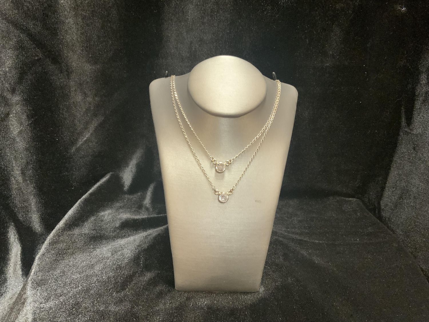 NECKLACE CZ DAINTY T3189