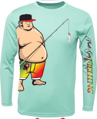 The Original  Phatt Guy  Long Sleeve in Sea Foam