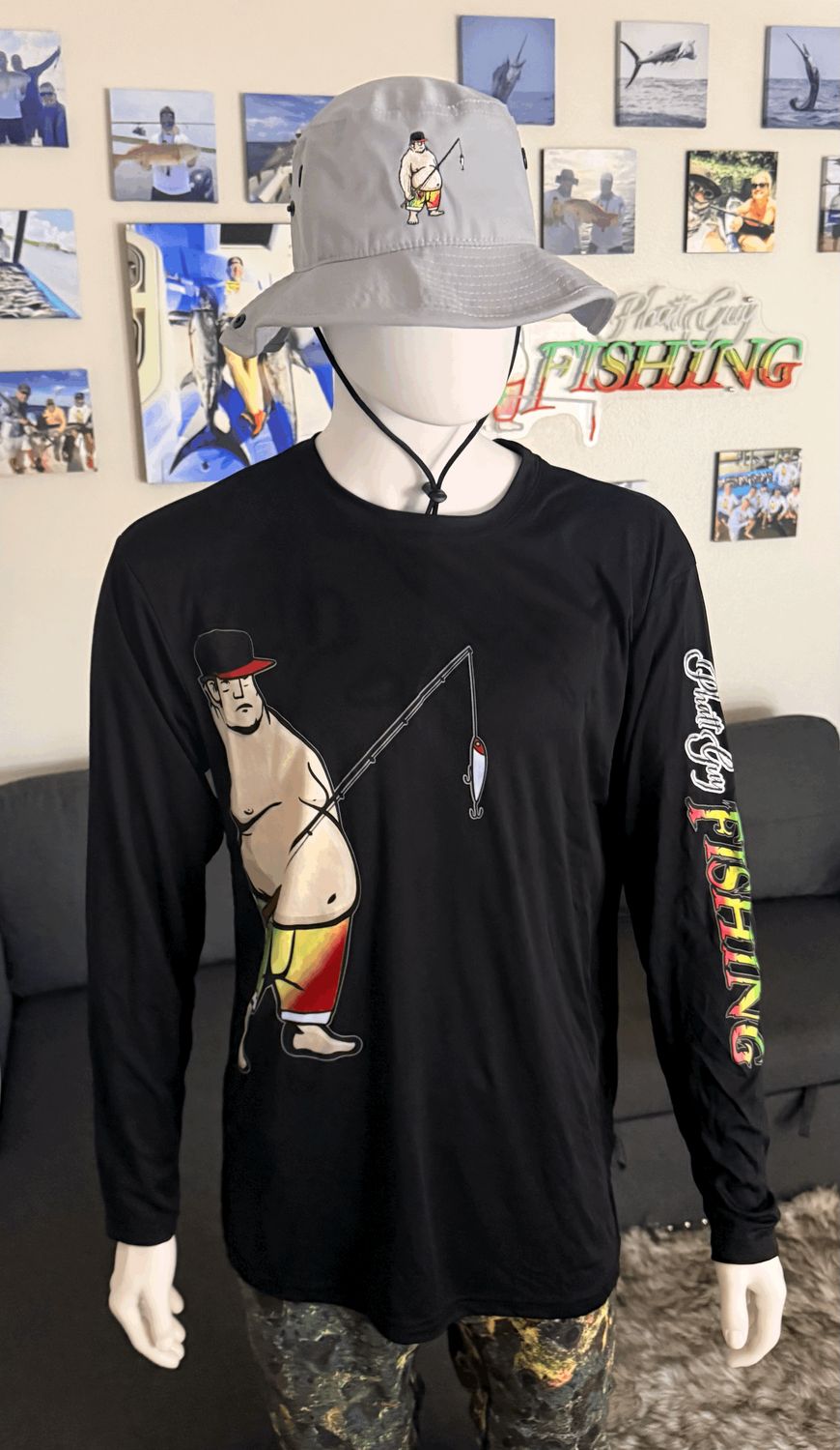 The Original  Phatt Guy  Long Sleeve in Black