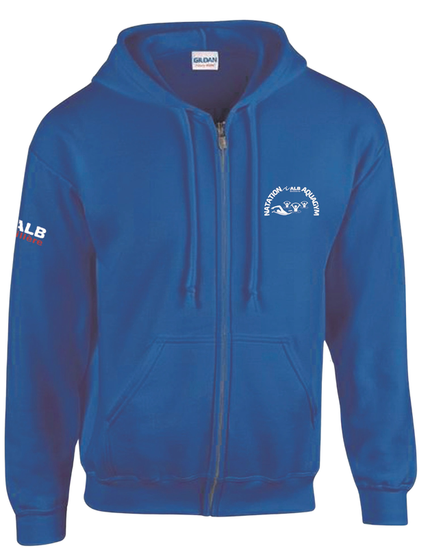 Sweat à capuche zippé