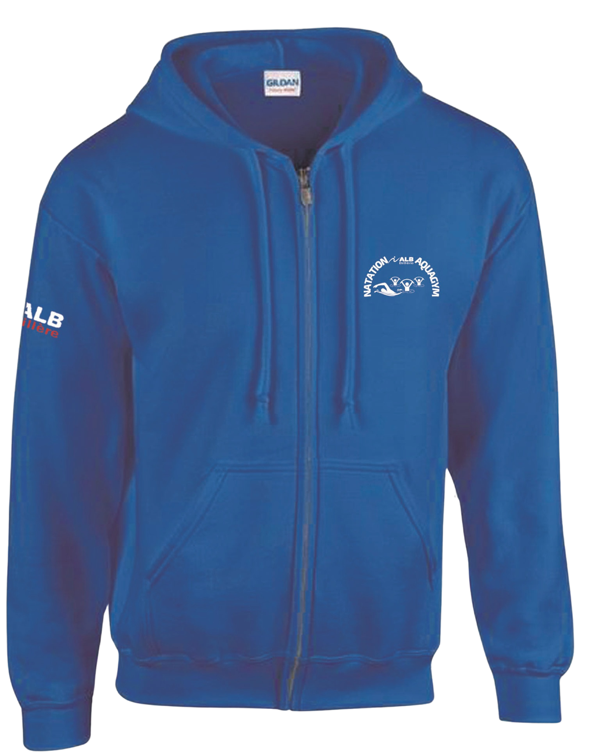 Sweat à capuche zippé