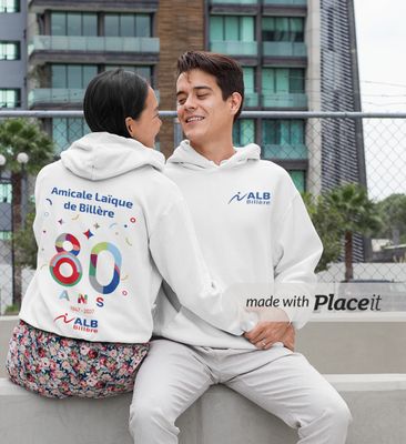 Sweat à capuche 80 ans
