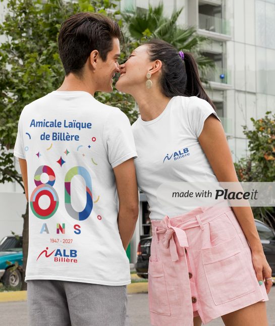 Tshirt manches courtes 80 ans