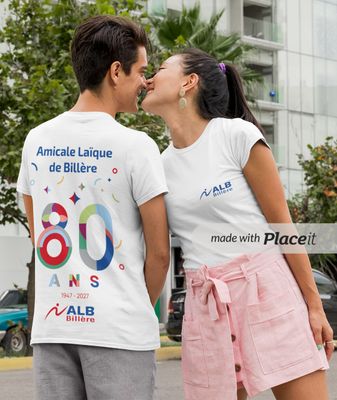 Tshirt manches courtes 80 ans