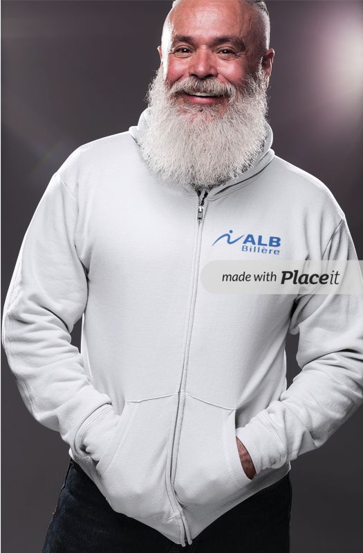 Sweat à capuche zippé 80 ans