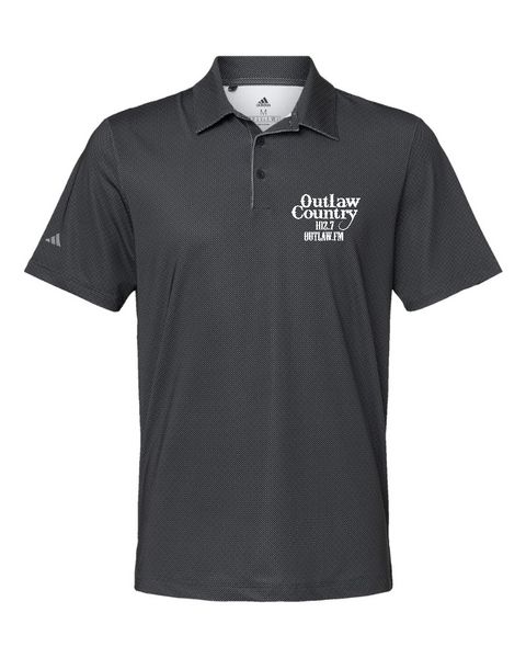 Embroidered Outlaw Country Adidas Polo