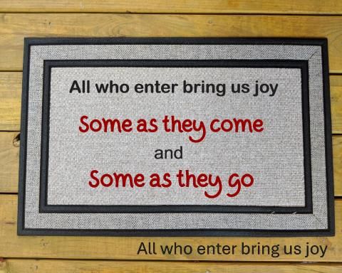 Welcome Mat--Miscellaneous