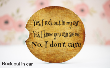 Car Coaster--Sayings 4