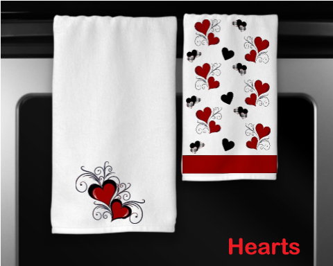 Towel Set--Valentine