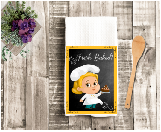 Waffle Weave Towels--Kids