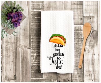 Waffle Weave Towels--Cookout