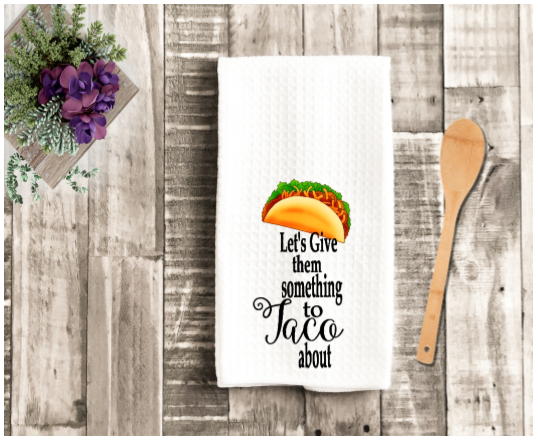 Waffle Weave Towels--Cookout