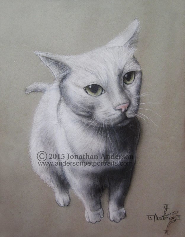 Portrait of Theo drawing print
