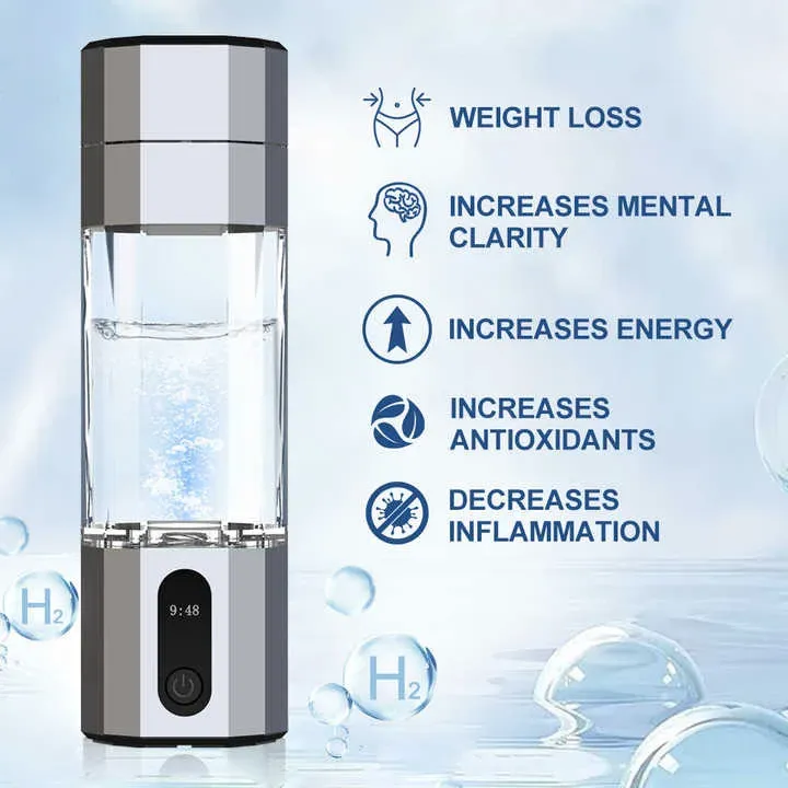 MitoGive Hydrogen Water Bottle Black