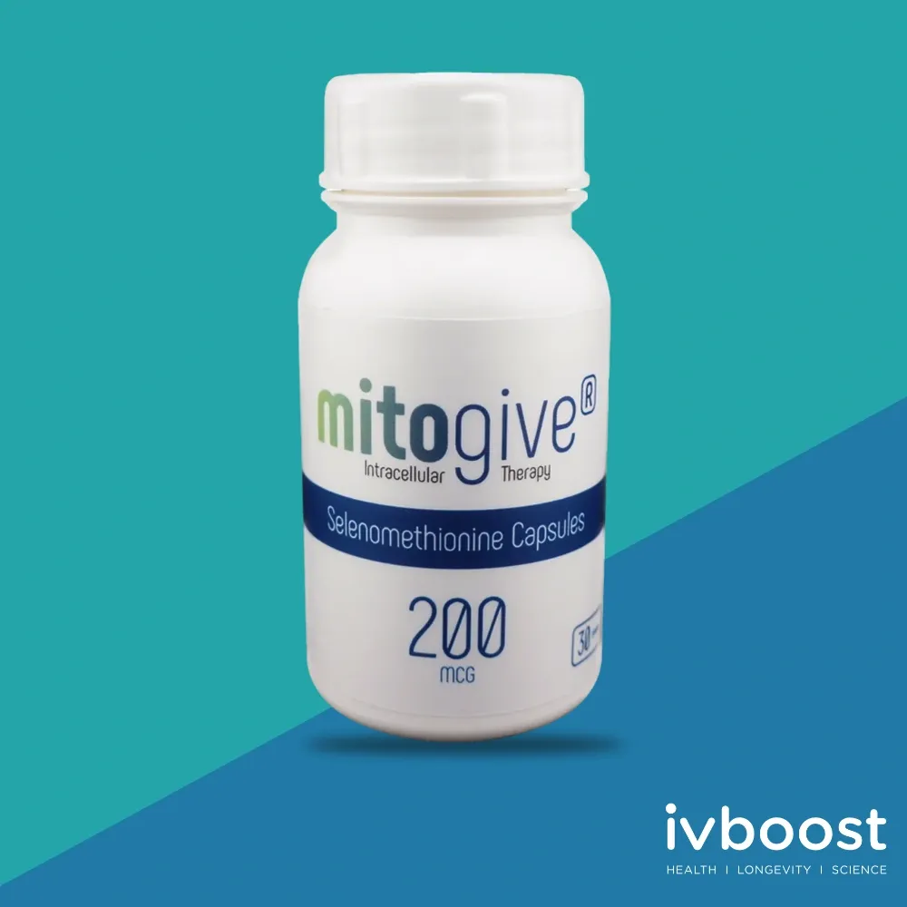 MitoGive Selenomethionine 200mcg Capsules