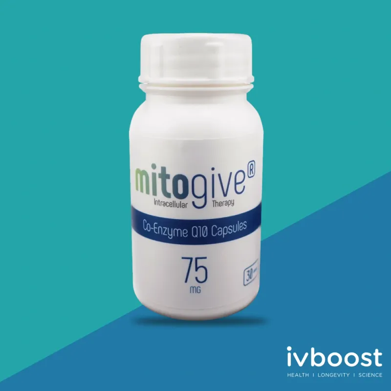 MitoGive Co-Enzyme Q10 75mg Capsules