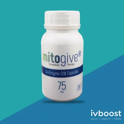 MitoGive Co-Enzyme Q10 75mg Capsules