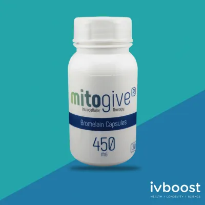 MitoGive Bromelain 450mg Capsules