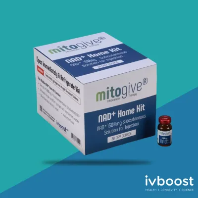 MitoGive NAD+ Injection Home Kit 1500mg (30-day course)