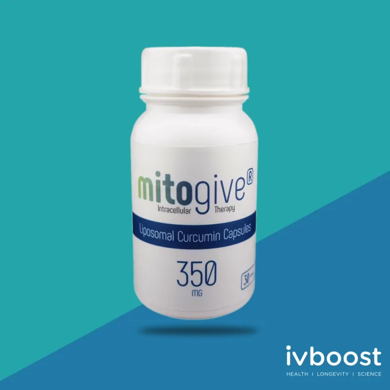 MitoGive Liposomal Curcumin 350mg Capsules