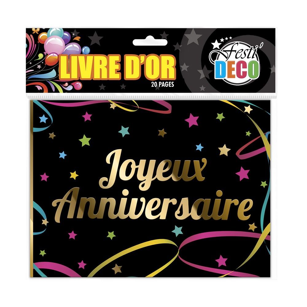 LIVRE D&#39;OR JOYEUX ANNIVERSAIRE