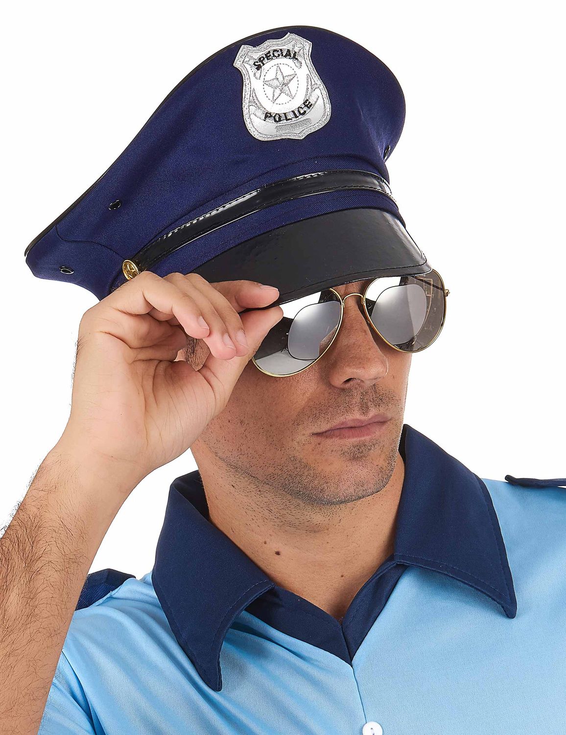 Casquette de policier adulte