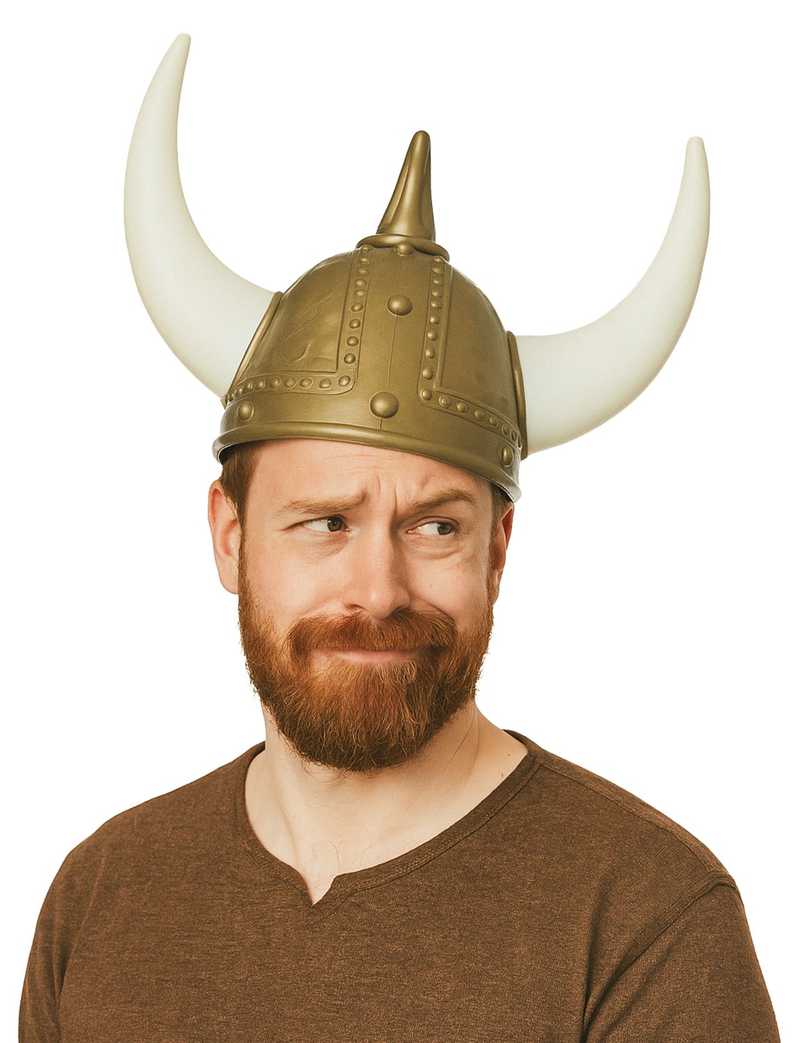 Casque à cornes viking adulte