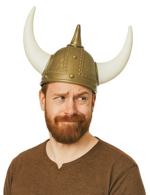 Casque à cornes viking adulte