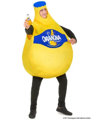 Déguisement Bouteille d&#39;Orangina™ adulte