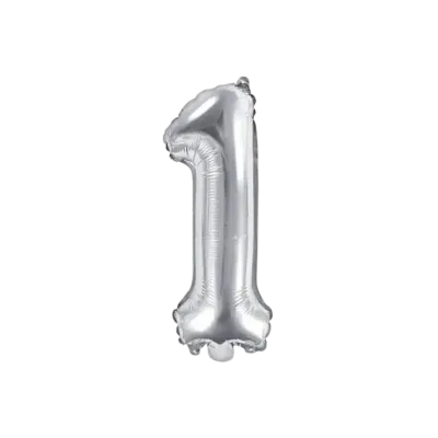 Ballon métallique “Chiffre 1” 100cm