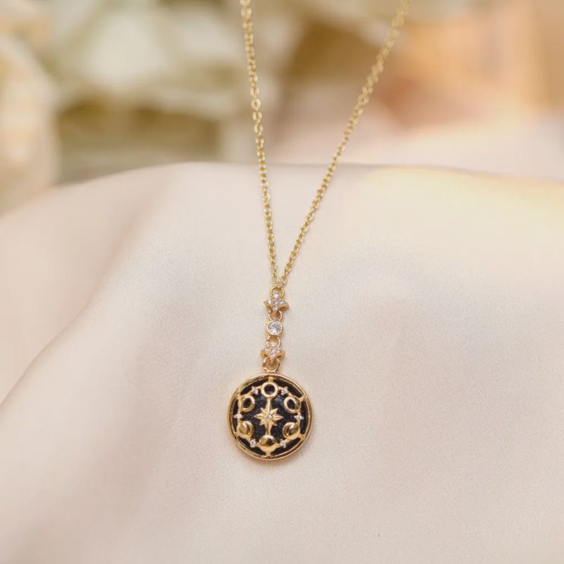 Moon Faces Necklace